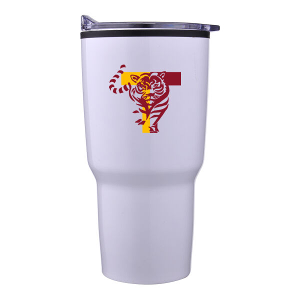30 oz. Curved Body Tumbler W/ Lid Thumbnail