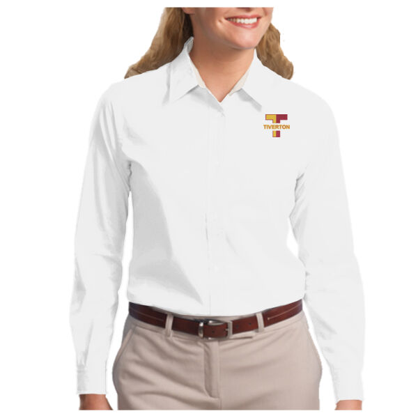 TIVERTON - Ladies Long Sleeve Easy Care Shirt Thumbnail