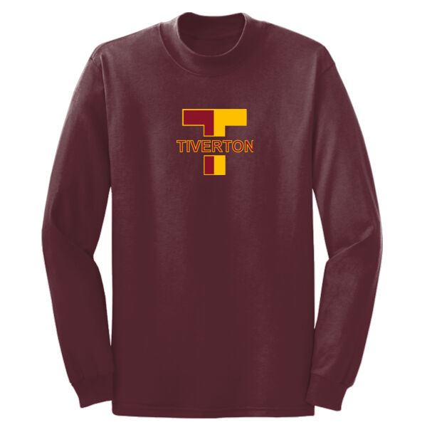 TIVERTON - Adult Long Sleeve 5.4 oz. 100% Cotton T Shirt Thumbnail