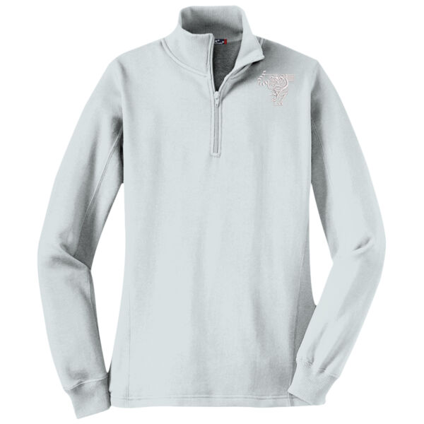 Ladies 1/4 Zip Sweatshirt  Thumbnail