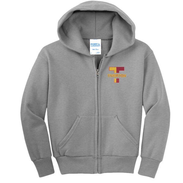 Youth Core Fleece Full Zip Hooded Sweatshirt Thumbnail